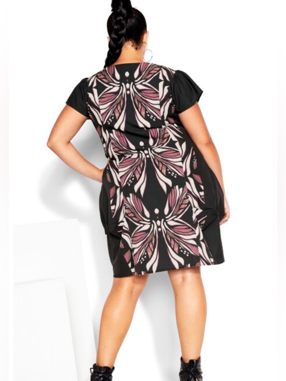 City Chic Women's Nadia zip plus tunic dress size: XL/22 - Picture 12 of 13